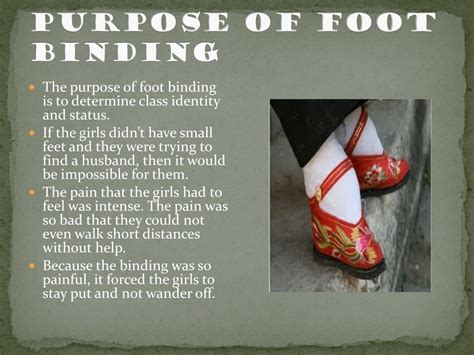 Ano ang foot binding tagalog